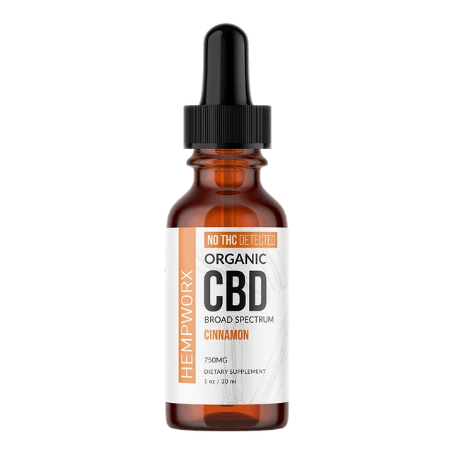 Broad Spectrum CBD Oil THC-Free Cinnamon - thc free cbd oil cinnamon